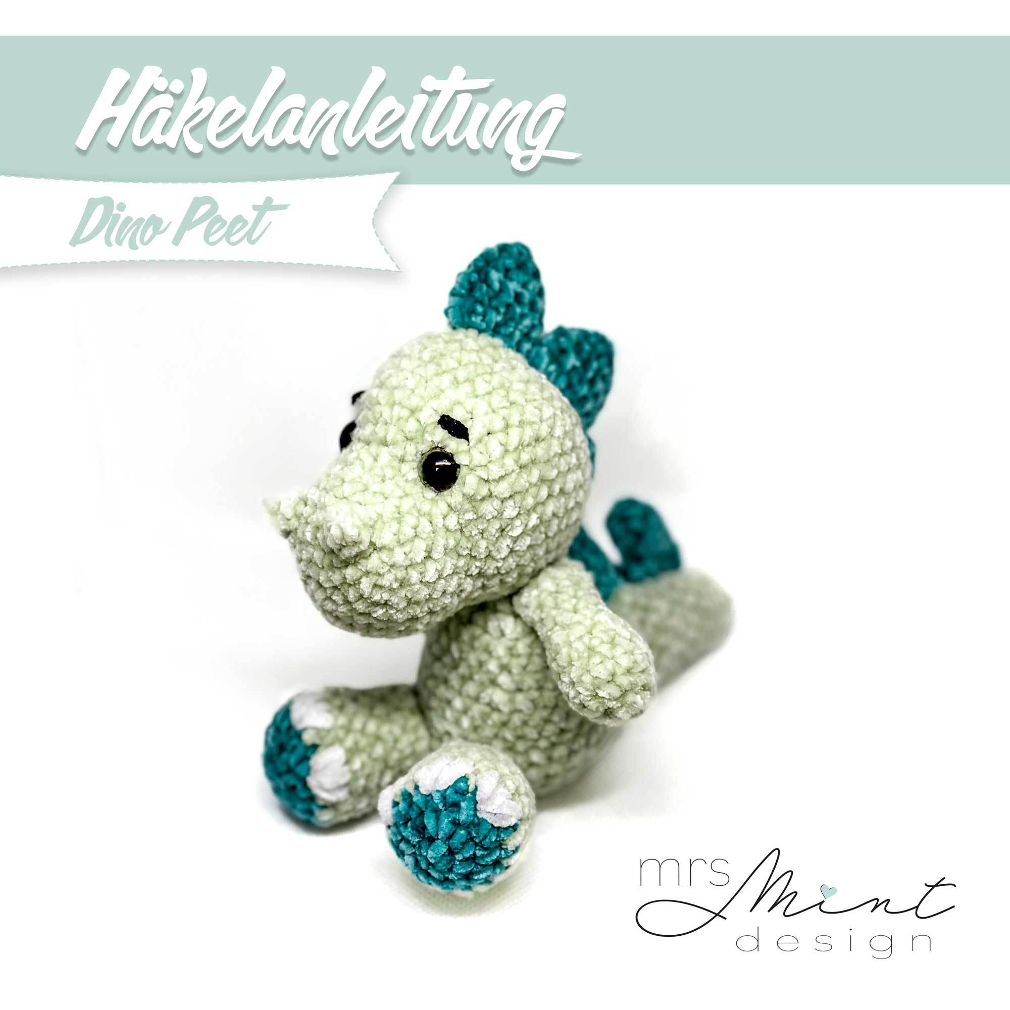 Häkelanleitung Dino Peet - Sewando