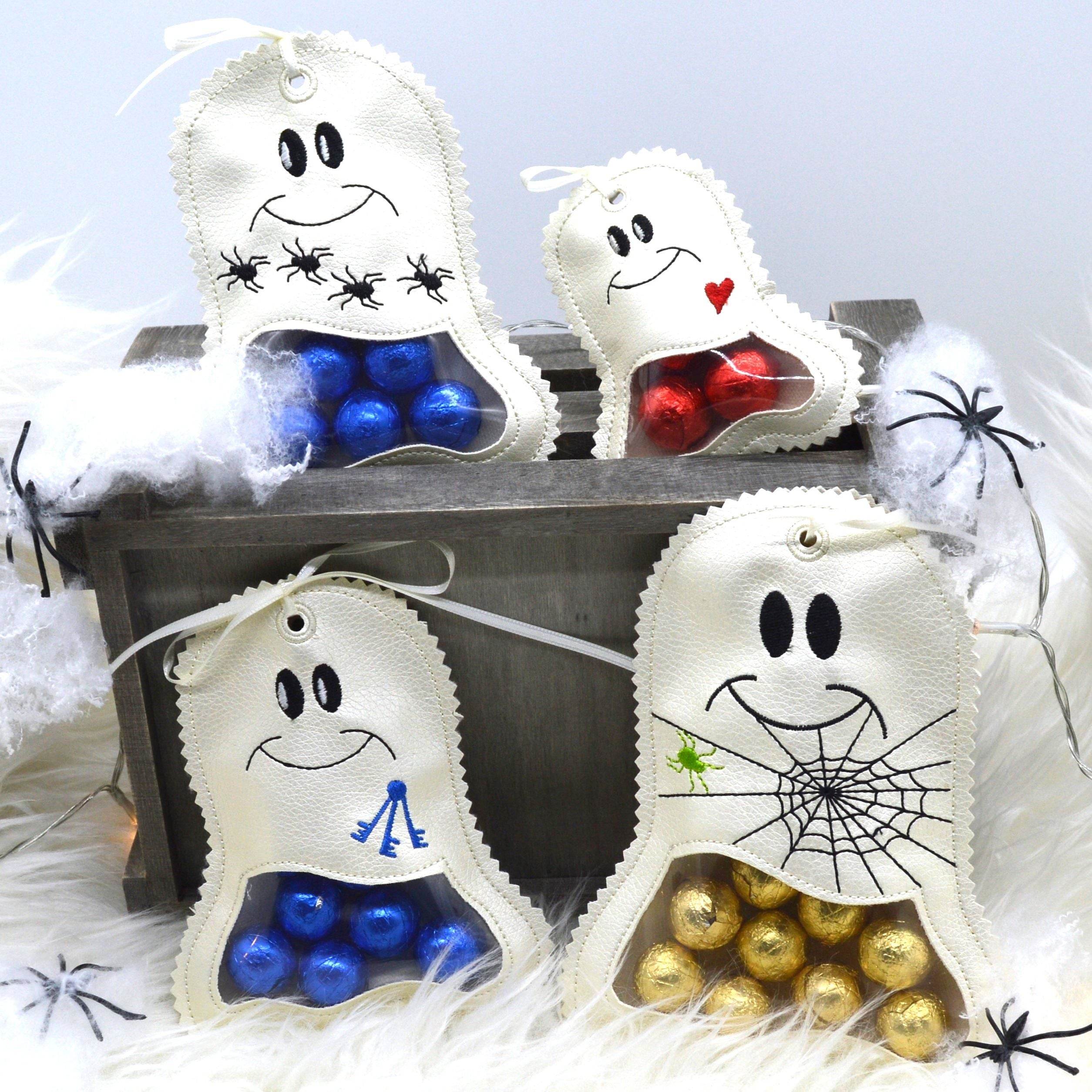 Stickdatei Gespenst Halloween Füllobjekt ITH - Sewando