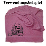 Stickdatei Cocker Spaniel  "Merle" - realistisch - FÜR HELLE STOFFE