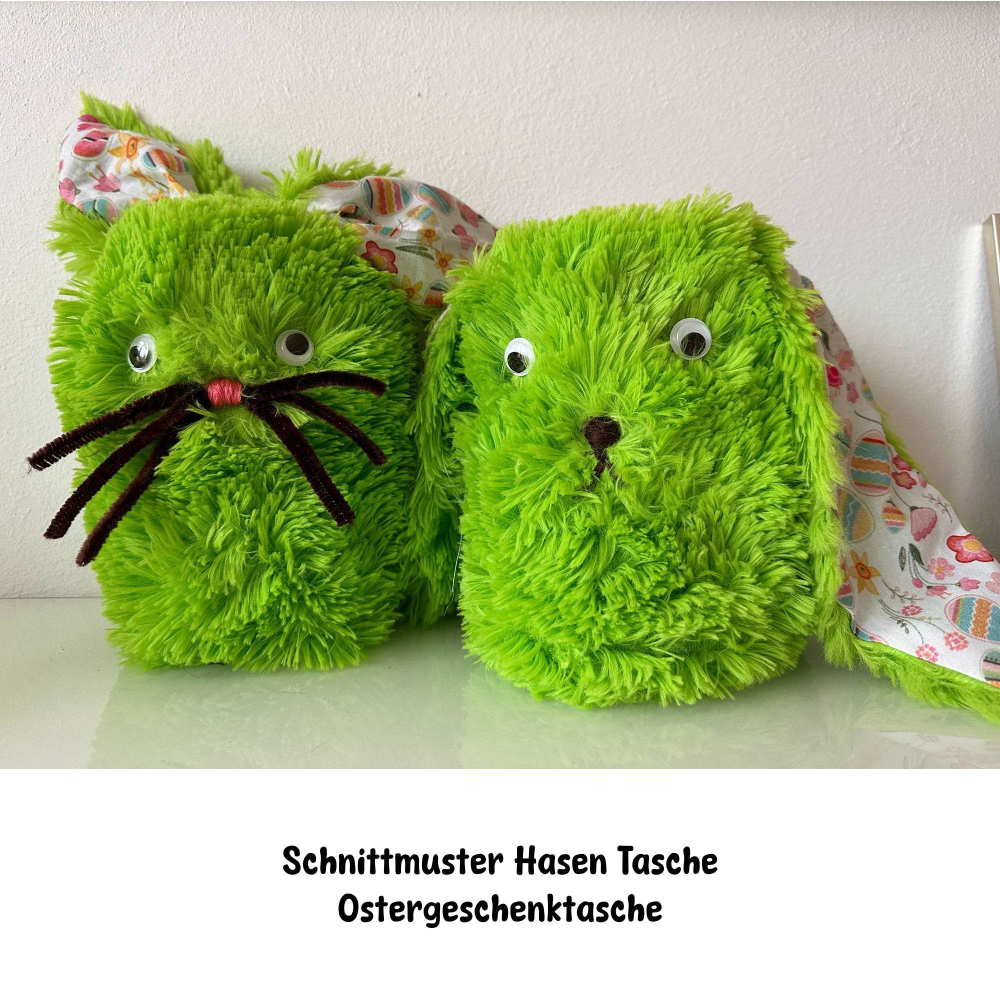 Schnittmuster Hasentasche, Korb, Utensilo - Sewando