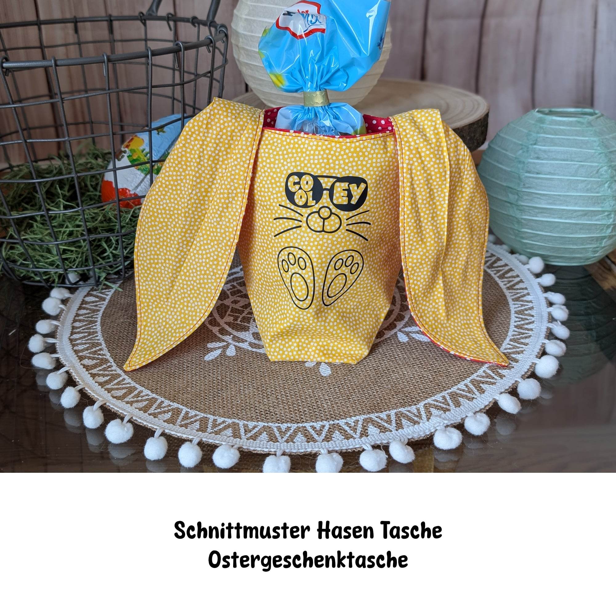 Schnittmuster Hasentasche, Korb, Utensilo - Sewando