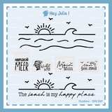 Plotter- und Laserdatei Hauptsache Meer - Sewando