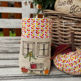 Lichterbeutel Herbst Häuser Haus Garten - Sewando