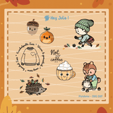 Plotter- und Laserdatei Herbstzauber Komplett-Set - Sewando