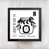 Plotterdatei Herbstliches im Glas #1 - Sewando