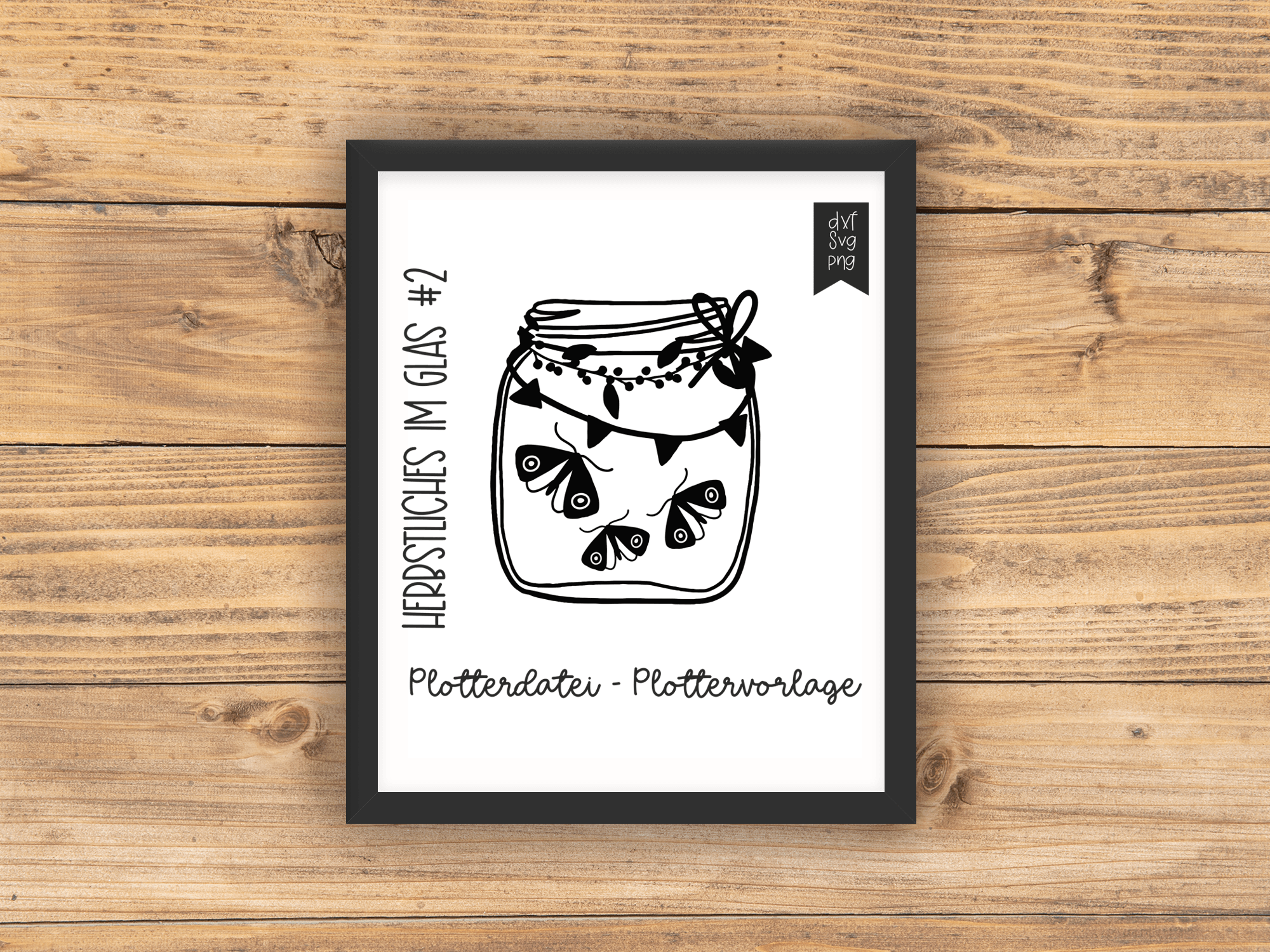 Plotterdatei Herbstliches im Glas #2 - Sewando