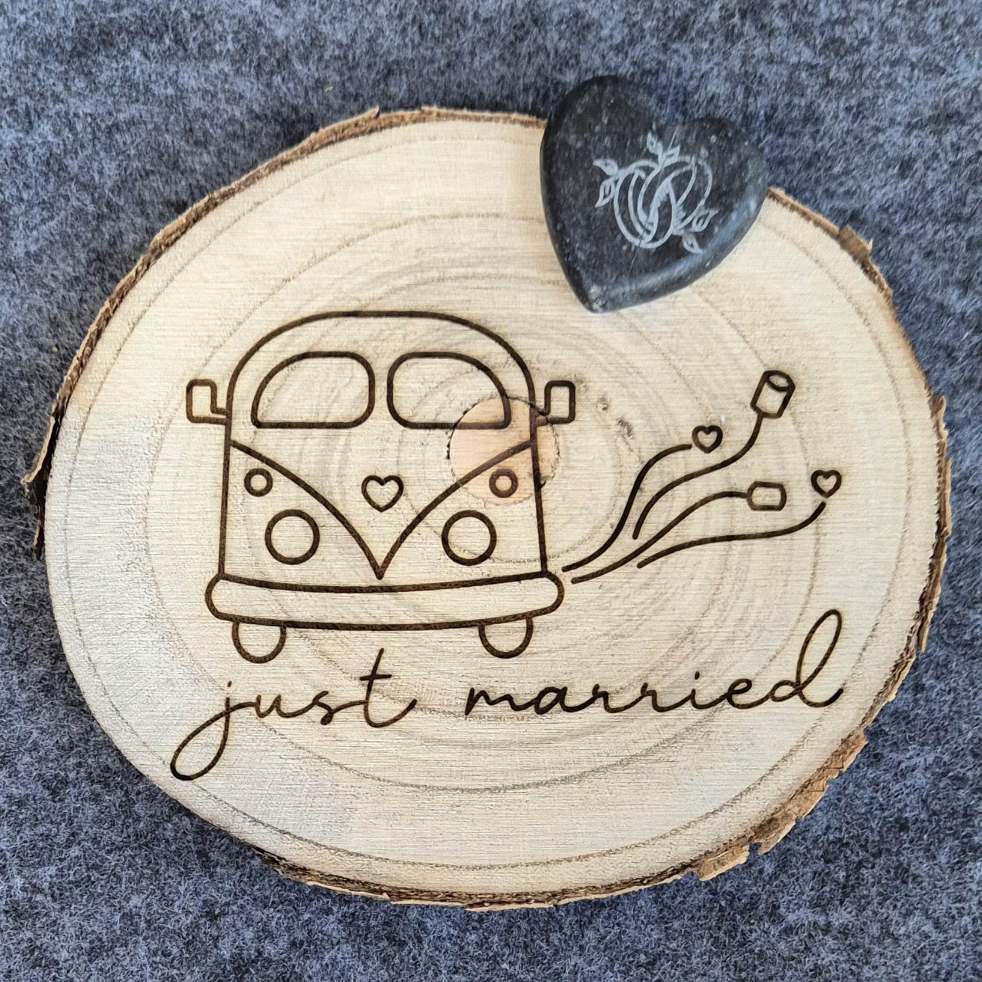 Plot- und Laserdatei Just Married - Sewando