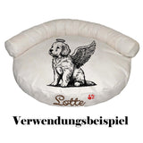 Stickdatei Golden Retriever Engel "Noah" - realistisch - FÜR HELLE STOFFE