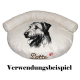 Stickdatei Irischer Wolfshund " Fred" - realistisch - FÜR HELLE STOFFE