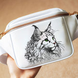 Stickdatei Maine Coon Katze "Bonzo" - realistisch - FÜR HELLE STOFFE