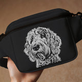 Stickdatei Golden Doodle "Camilla - realistisch - FÜR DUNKLE STOFFE