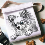 Stickdatei Chihuahua "Kim" - realistisch - FÜR HELLE STOFFE
