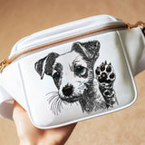 Stickdatei Jack Russel Terrier "Stella" realistisch - FÜR HELLE STOFFE