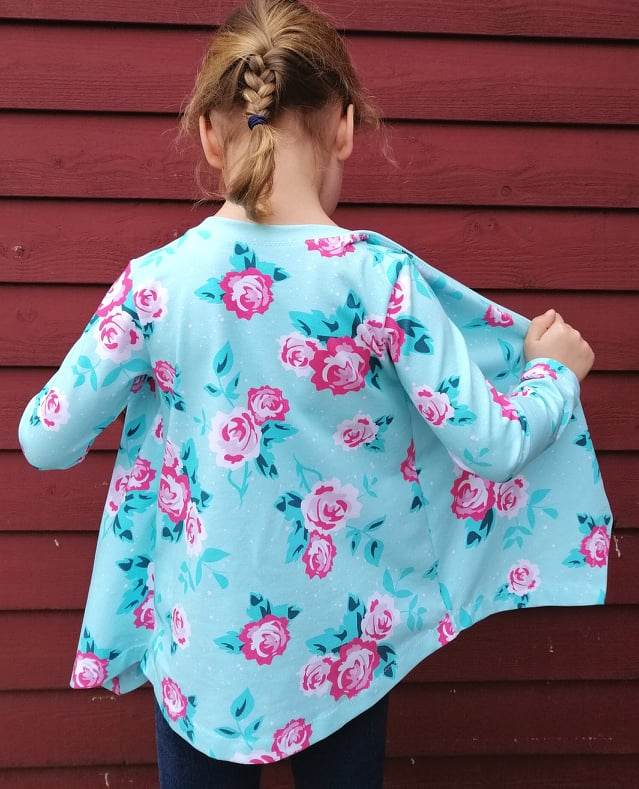 Happy Lysan - Gr 86 - 164 - Shirt mit Cardigan + Mantel Schnittmuster - Sewando