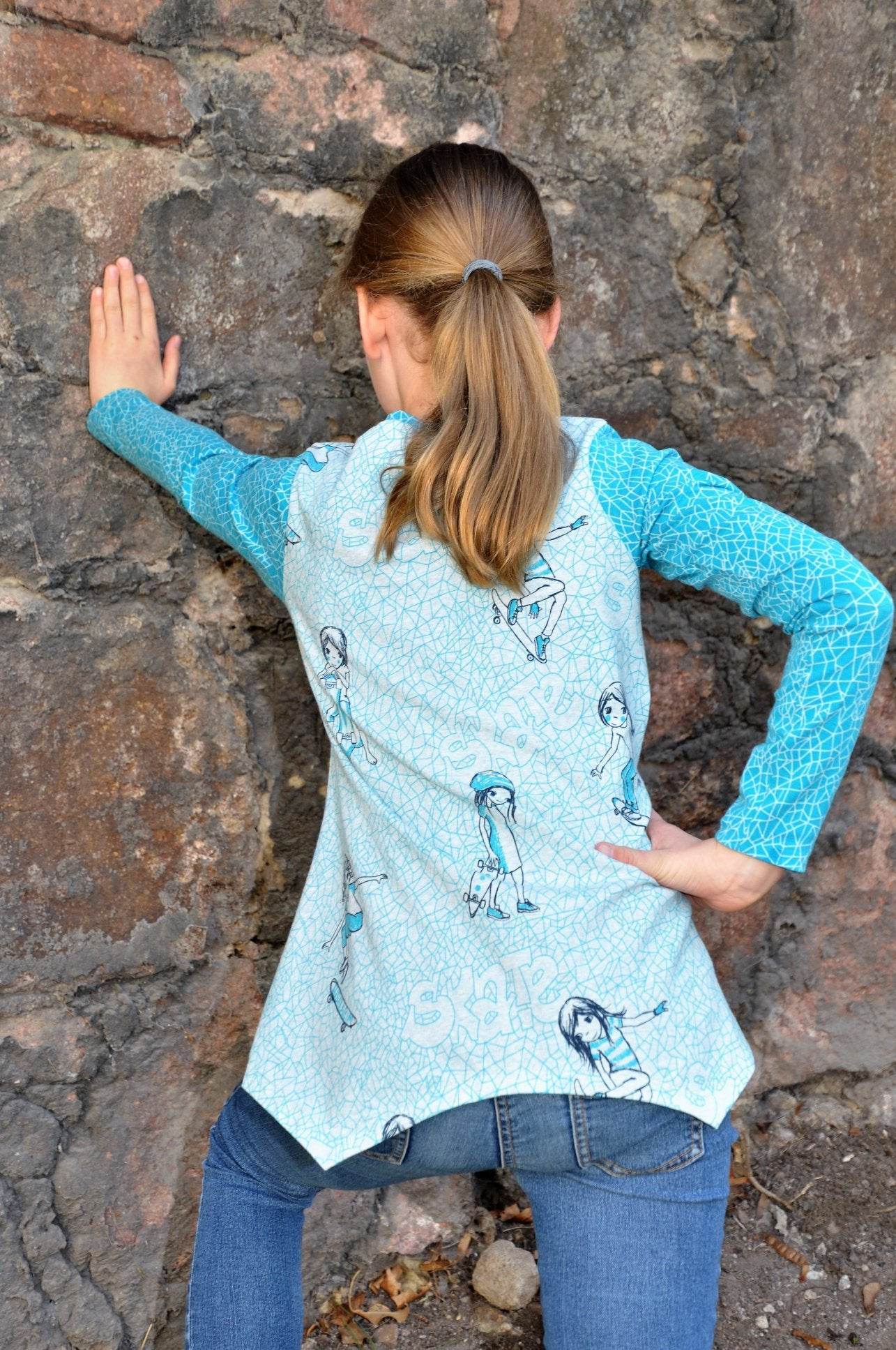 Happy Zipfelchen Gr. 86-164 Shirt + Tunika + Little Zipfelchen Schnittmuster - Sewando