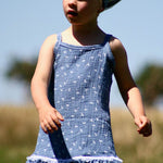 Schnittmuster und Nähanleitung Trägerkleid Lara Gr. 80–164 - Sewando