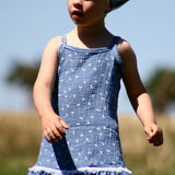 Schnittmuster und Nähanleitung Trägerkleid Lara Gr. 80–164 - Sewando