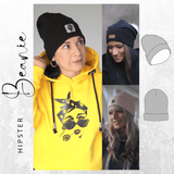 Schnittmuster Hipster Beanie 5 Größen : - Sewando