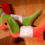 Hund Kuscheltier - Nähanleitung und Schnittmuster - Sewando