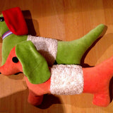 Hund Kuscheltier - Nähanleitung und Schnittmuster - Sewando