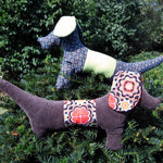 Hund Kuscheltier - Nähanleitung und Schnittmuster - Sewando