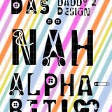 Das Näh-ALPHABET inklusive echter Schriftart und Plotter und Laser-Datei als SVG und DXF - Sewando