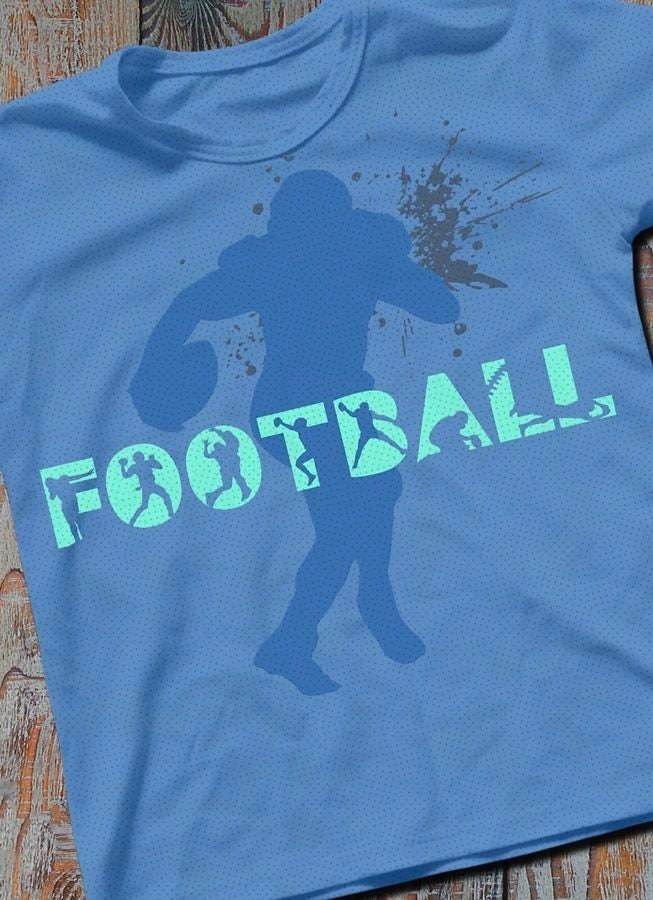 Plotterdatei Shadow Sport American FOOTBALL SET Schriftzug und Mega deko *Sonderaktion* - Sewando