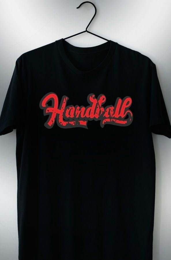 HANDBALL Mega Deko passend zum Schriftzug Shadow Sports Plotterdatei und png zum drucken - Sewando
