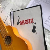 Shadows - 5 x MUSIK / Music - KombiDatei inkl mega Deko als SVG DXF LaserDatei Plotterdatei und png zum drucken - Sewando