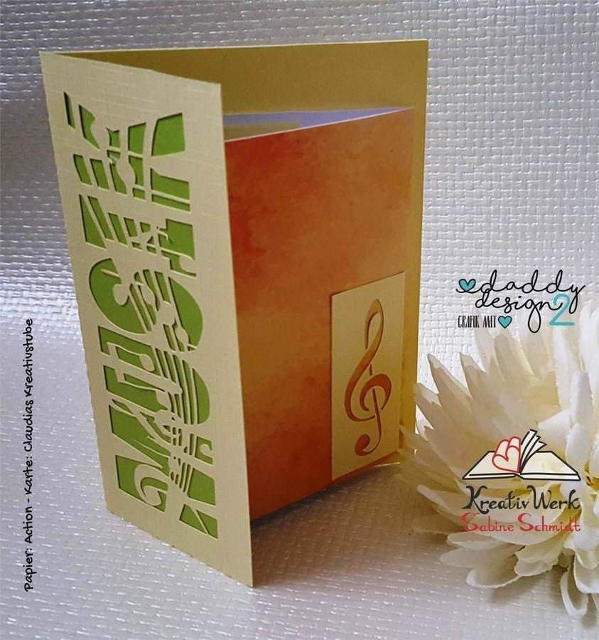 Shadows - 5 x MUSIK / Music - KombiDatei inkl mega Deko als SVG DXF LaserDatei Plotterdatei und png zum drucken - Sewando