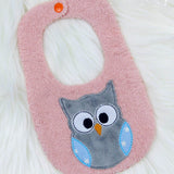 Stickdatei Latz Lätzchen Eule Applikation ITH ab 16x26, Baby, Eule, Applikation, Aufnäher - Sewando