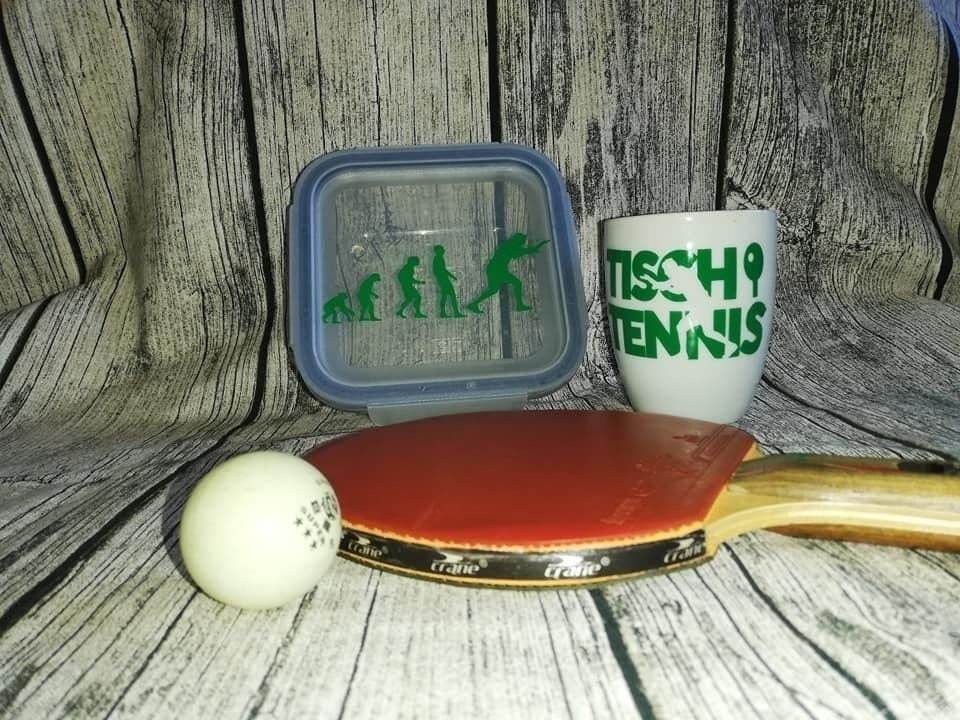Plotterdatei TISCHTENNIS MEGA DEKO, als svg, dxf und png zum drucken - Sewando