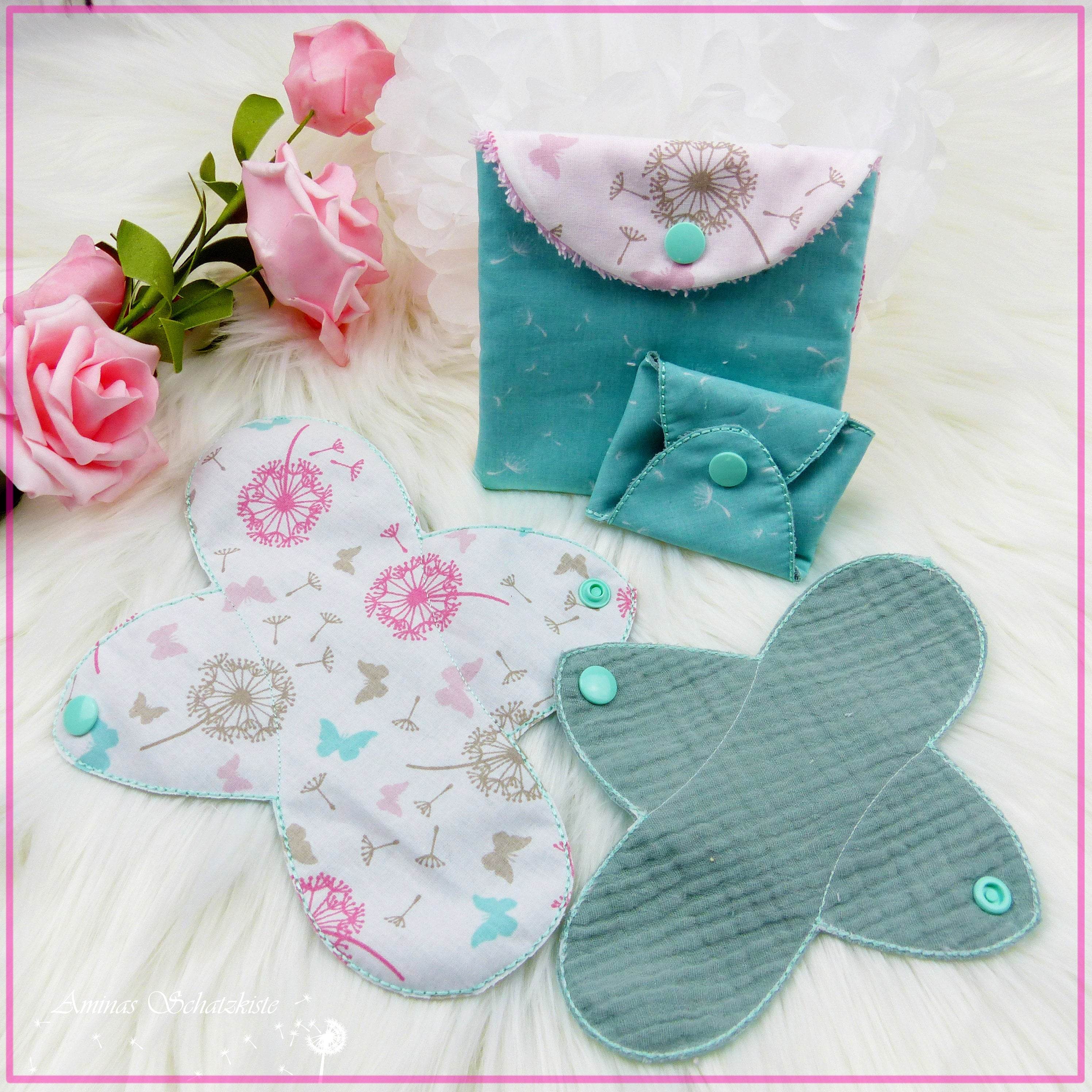 Stickdatei Slipeinlage small, ITH, Rahmen 13 cm x 18 cm, nachhaltig, Wäscheschutz, Hygiene, Einlage - Sewando