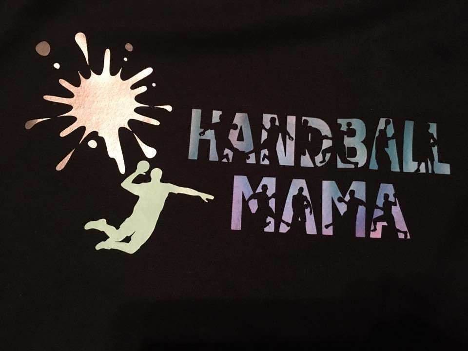 Shadow Sport - HANDBALL (Mama) - Kombidatei Plotterdatei und png zum drucken - Sewando