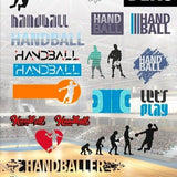 HANDBALL Mega Deko passend zum Schriftzug Shadow Sports Plotterdatei und png zum drucken - Sewando