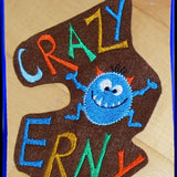 Stickdatei "Crazy Erny" für den Rahmen 10 cm x 10 cm, Skelett, Monster