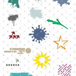 KOCHEN inkl. MEGA DEKO Trash/Splash für Küche, als svg, dxf Plottdatei Plotterdatei und png zum drucken - Sewando