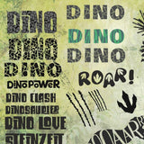 Dino Power Dinosaurier Mega-Deko über 20 Elemente & Bonus Trash und Splash, Plotter und Laser-Datei als SVG und DXF und png zum drucken - Sewando