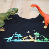 DINO MULTIPLOTT Deko Version (weniger detailliert zum besseren Schneiden), Plotter und Laser-Datei als SVG und DXF - Sewando