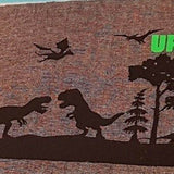 DINO MULTIPLOTT Deko Version (weniger detailliert zum besseren Schneiden), Plotter und Laser-Datei als SVG und DXF - Sewando