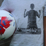 LINEART Fussball Jubel Plotterdatei, Laserdatei 1 Farbe / Folie Illusions - Sewando