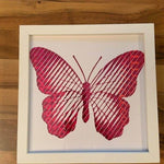 LINEART Schmetterling 1 Farbe / Folie Illusions Plotter und Laser-Datei als SVG und DXF - Sewando