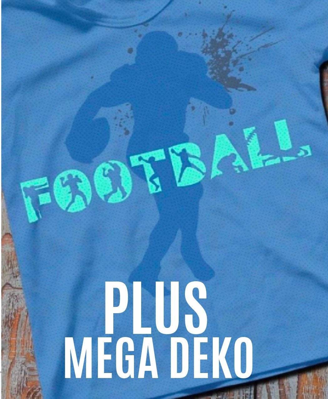 Plotterdatei Shadow Sport American FOOTBALL SET Schriftzug und Mega deko *Sonderaktion* - Sewando