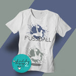 FUSSBALL SPLASH Motiv 2 Shadow Splash - Fussball, Plotter- Laser-Datei als SVG und DXF - Sewando
