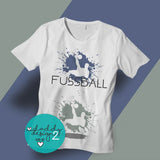 FUSSBALL SPLASH Motiv 2 Shadow Splash - Fussball, Plotter- Laser-Datei als SVG und DXF - Sewando