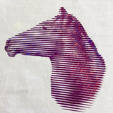 Plotterdatei LINEART Pferd 1 Farbe / Folie Illusions svg dxf - Sewando