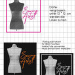 SEWING ARTIST 1 (2) Farbe / Folie Illusions Plotterdatei, Laserdatei - Sewando