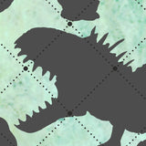 Dino Power - Schatten - ZWEI - Dinosaurier Plotter und Laser-Datei als SVG und DXF - Sewando