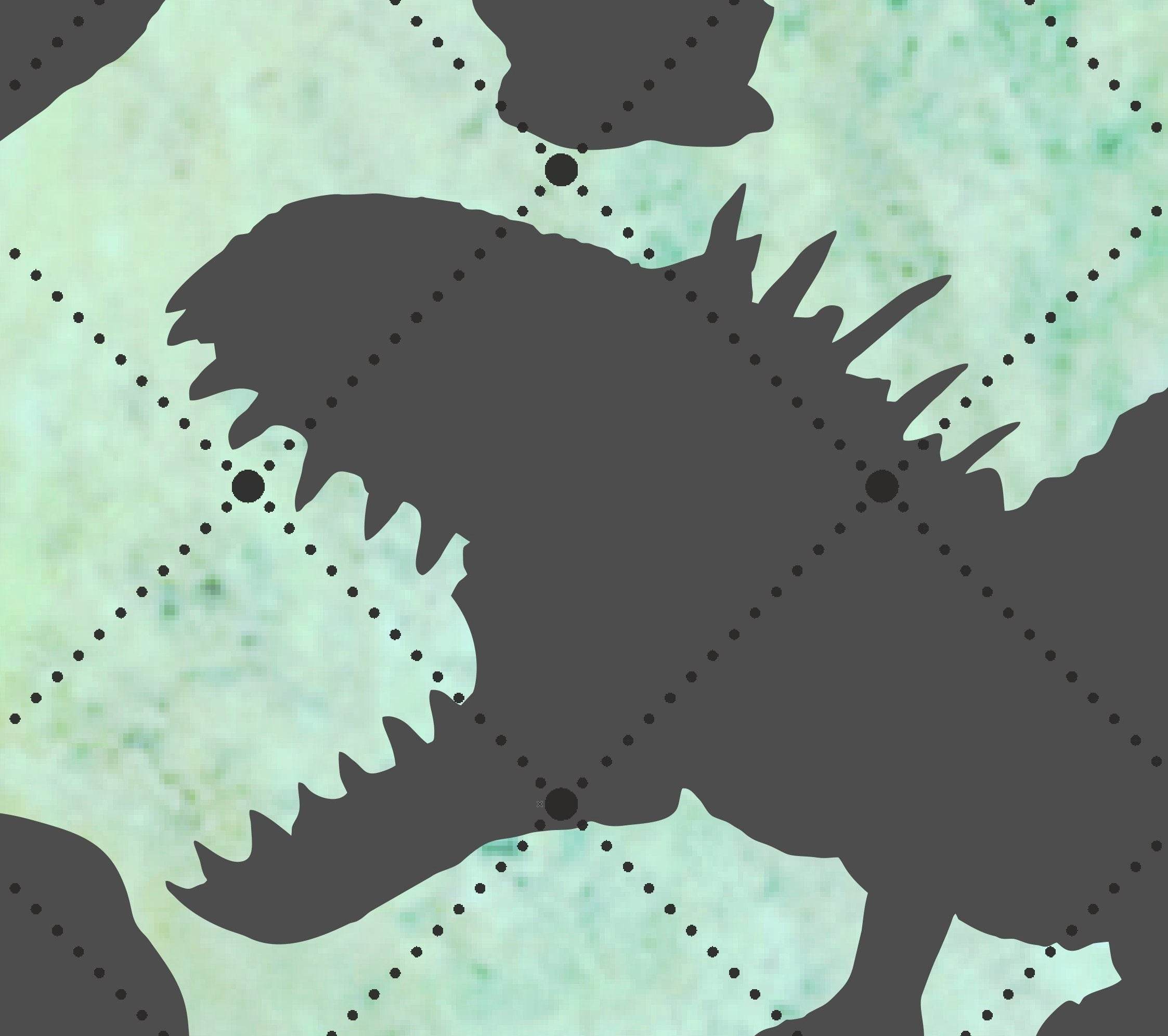 Dino Power - Schatten - ZWEI - Dinosaurier Plotter und Laser-Datei als SVG und DXF - Sewando