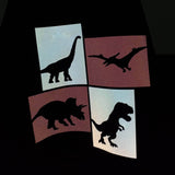 Dino GEO - 3 coole geometrische Dino Motive - Plotter und Laser-Datei als SVG und DXF - Sewando